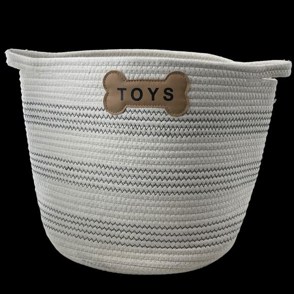 Park Life Designs Other - Pet Toy Basket Park Life Designs Florence Natural Organic Cotton Rope Material